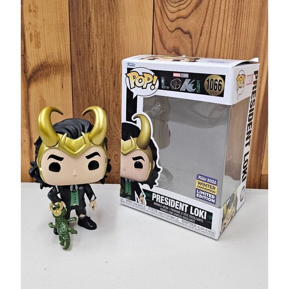 Funko Pop Marvel "President Loki" 2022 Winter Collection Limited Edition Bubble